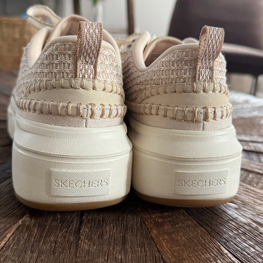 Skechers Cordova Saw In Natural Knit Day Off Casual Sneakers - Image 7