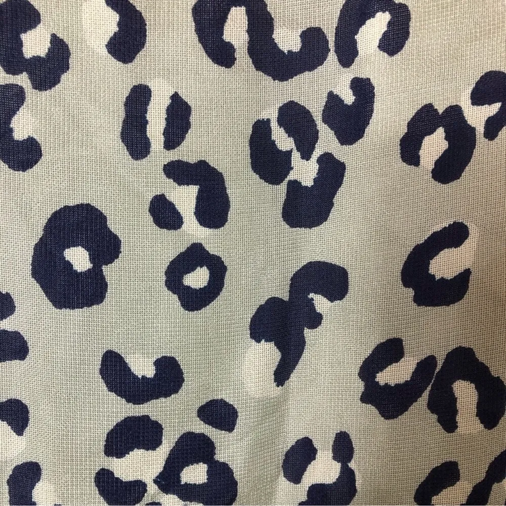 A.P.C. Leopard Print Woven Silk Dress Size Small - Image 4