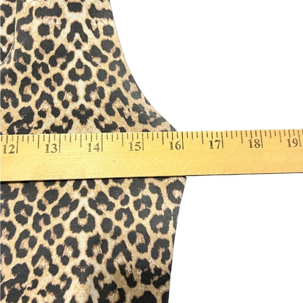 Zara leopard print tank shirt size large - Image 6