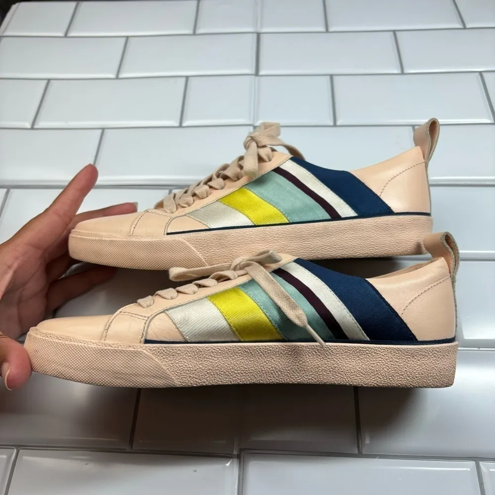 Diane von Furstenberg DVF Tess Leather Sneaker Trainer, EU38/US‎ 8 - Image 10