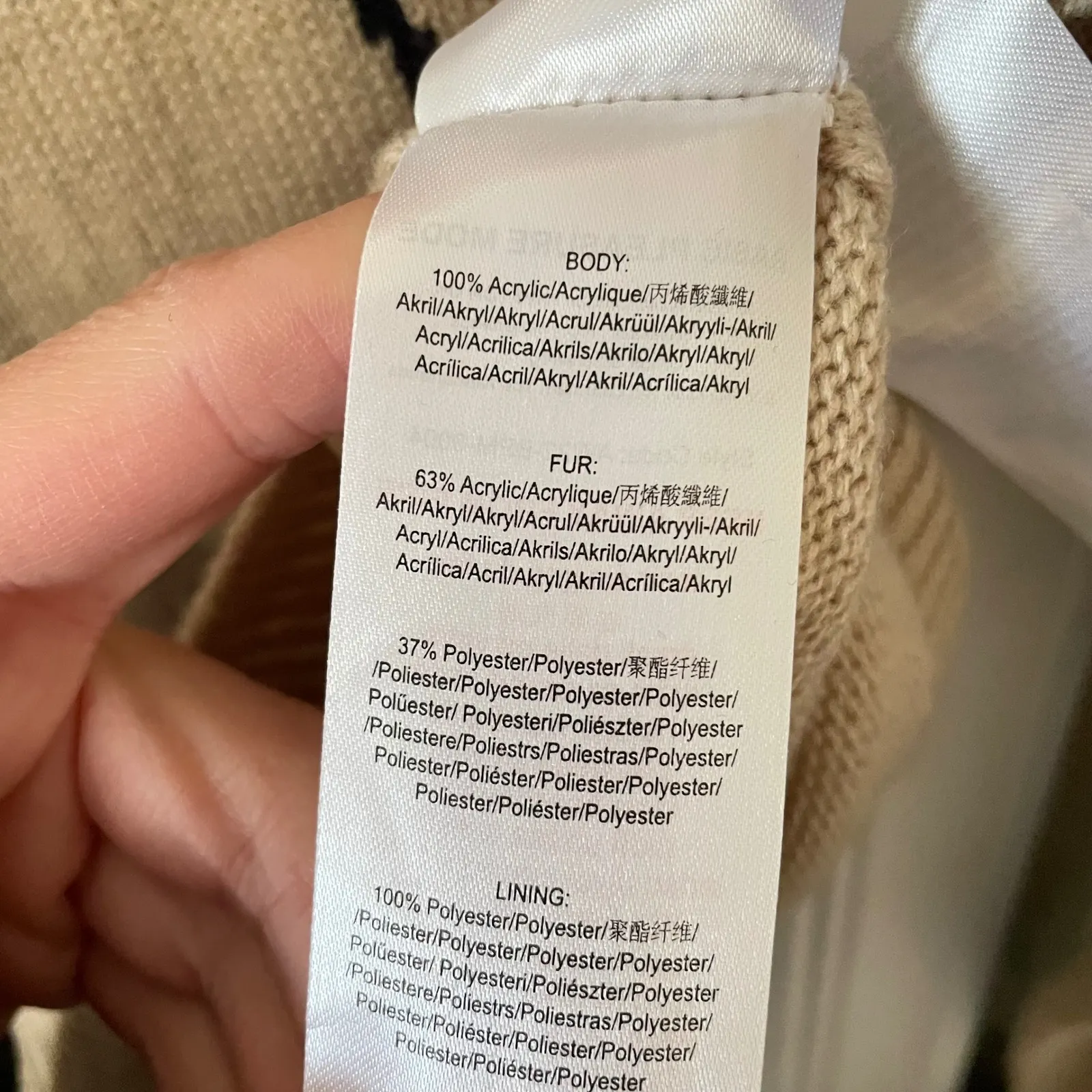 Dolls Kill Basic Pleasure Mode Big Ted Teddy Bear Sweater Size UK 10 US Medium - Image 4