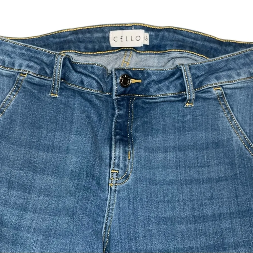 Women's Blue Flared Jeans - Image 6