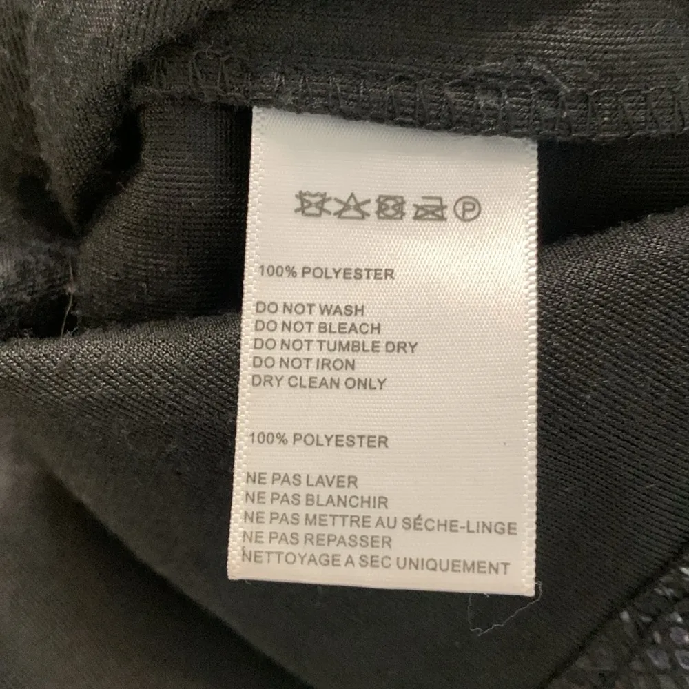 Urban Outfitters Textured Snake Print Bodycon Mini Dress Black Tie Back Large - Image 8