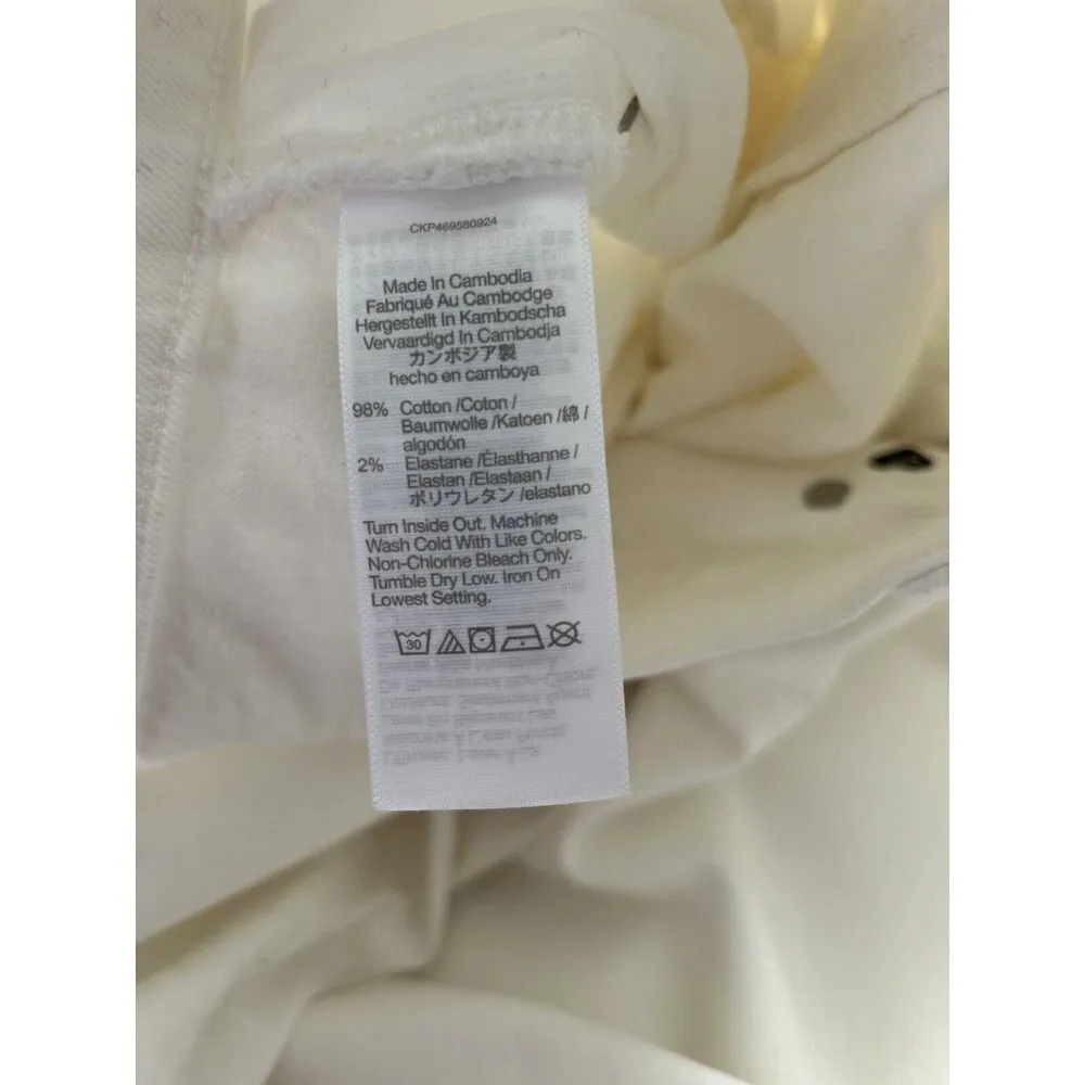 Madewell The Perfect Vintage Wide-Leg Crop in Vintage Canvas Size 32 Tall - Image 6