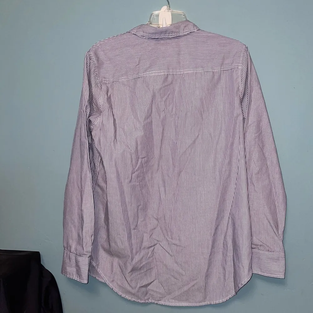 A New Day Striped Button Down with Floral Accent Size XXL - Image 7