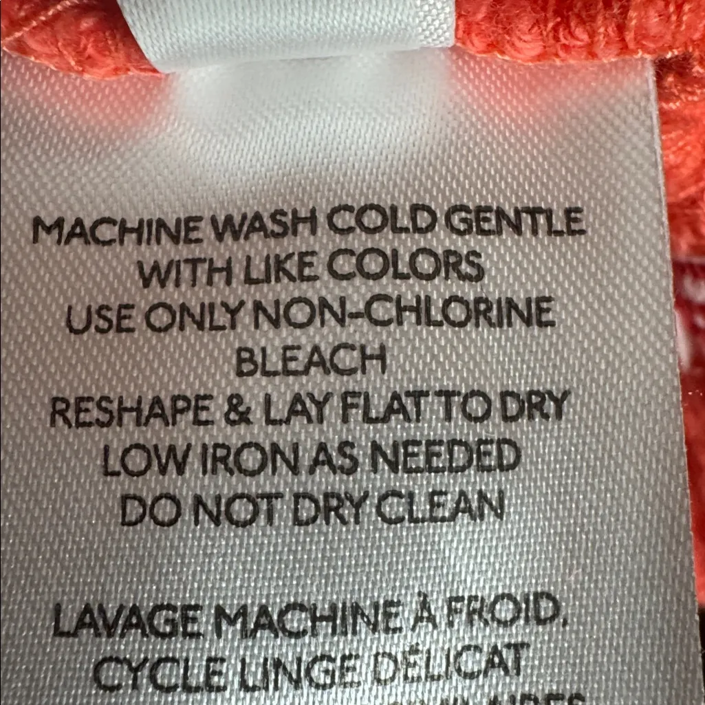 NWT URBAN OUTFITTERS BDG WOMEN'S SEB CROPPED SWEATER VEST IN CORAL SIZE SMALL - Image 9