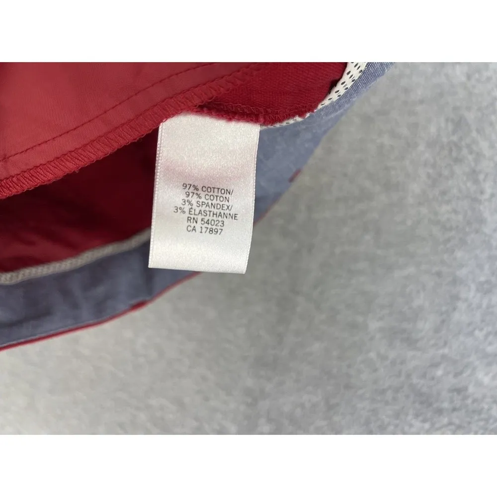 Banana Republic Women's Chino Shorts Solid Candy Apple Red Size 0 Hampton Fit - Image 4