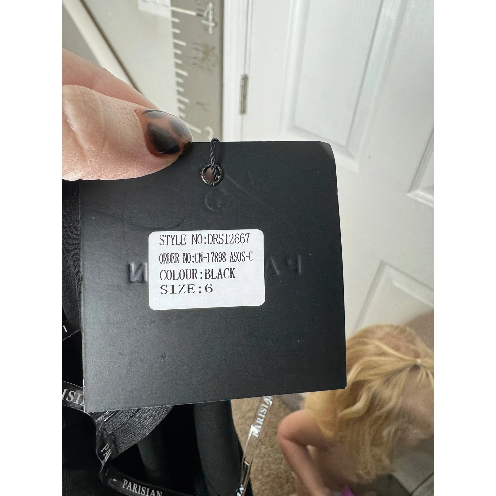 PARISIAN NWT Black Satin Slip Dress Cocktail Party Black Tie Formal Size US 2 - Image 4