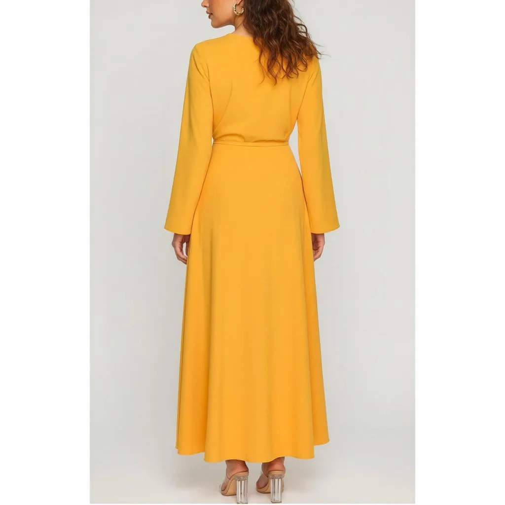 CAMILA COELHO Millie Maxi Dress, Mango, Medium - Image 5