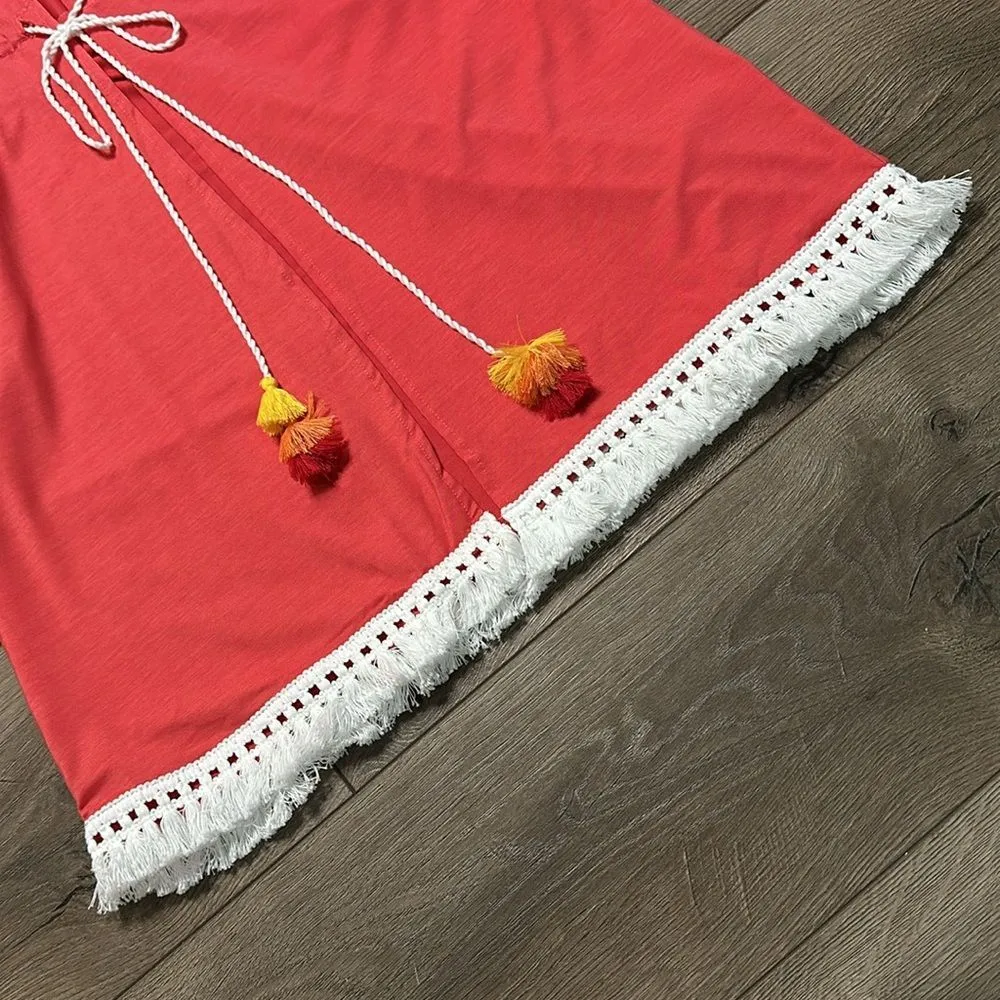 Sun50 UPF 50+ Beach Robe‎ Swimsuit Cover Up Pink Size Small - Image 5