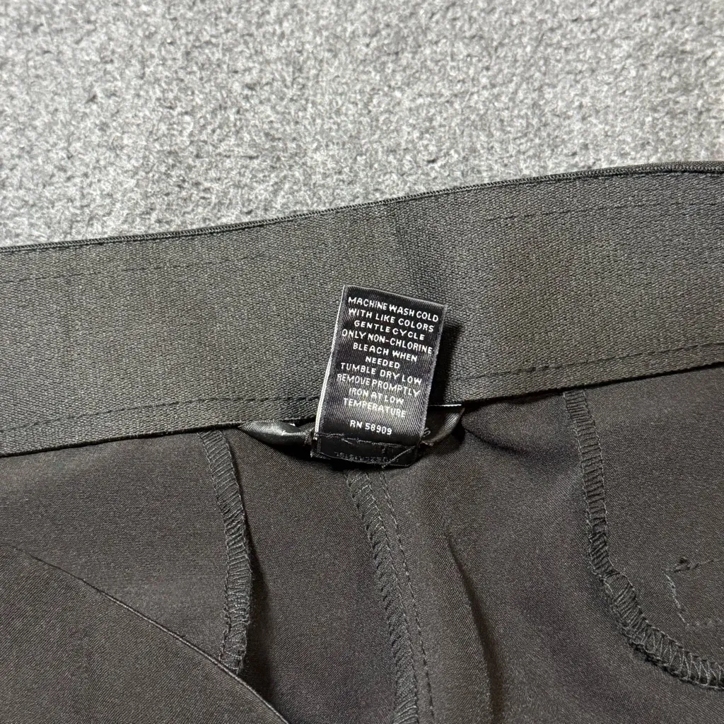 NWT Investments 5th Ave Fit Straight Leg Tummy Control Pants Black 12 Long - Image 9