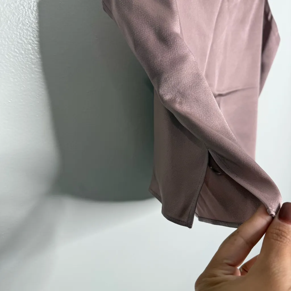 NWT Massimo Dutti Pink‎ Strappy Satin Top Size Medium - Image 6