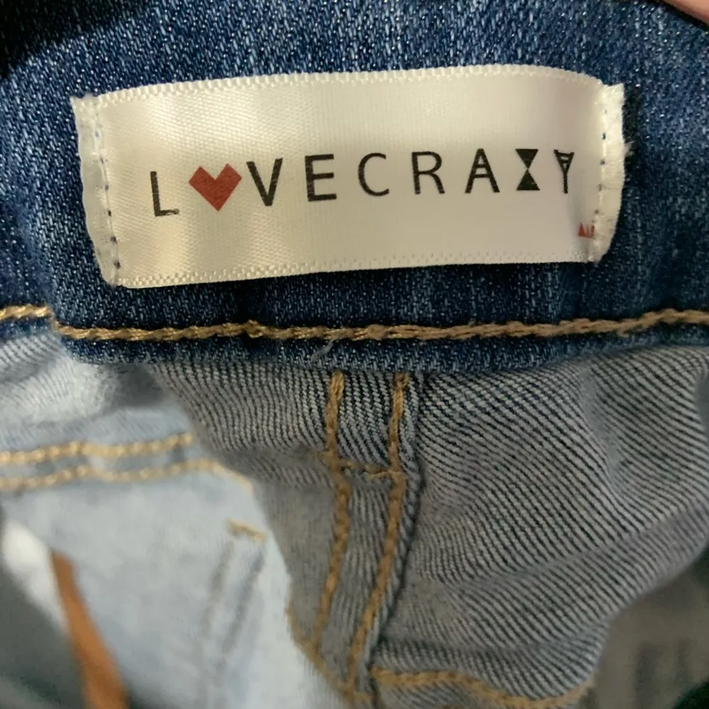 Lovecrazy  Button Fly Denim Cut-off Shorts S - Image 2