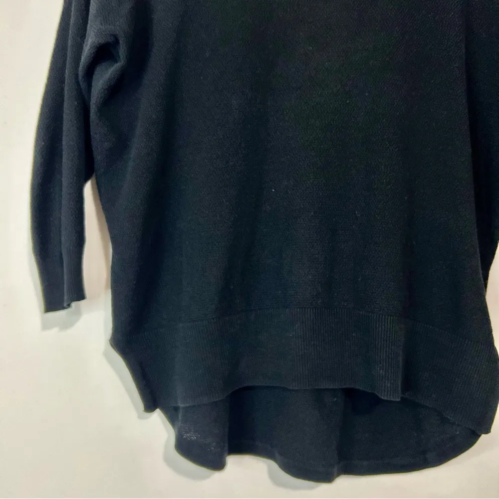 Madewell Women’s Chronicle Texture Pullover Sweater Black Size XS EUC - Image 3