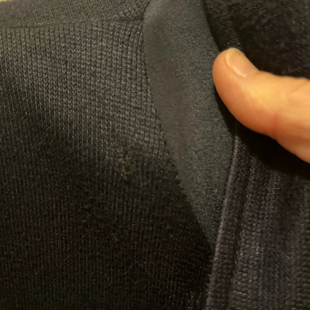 St John Sport Marie Gray full zip‎ cardigan black sz large - Image 3