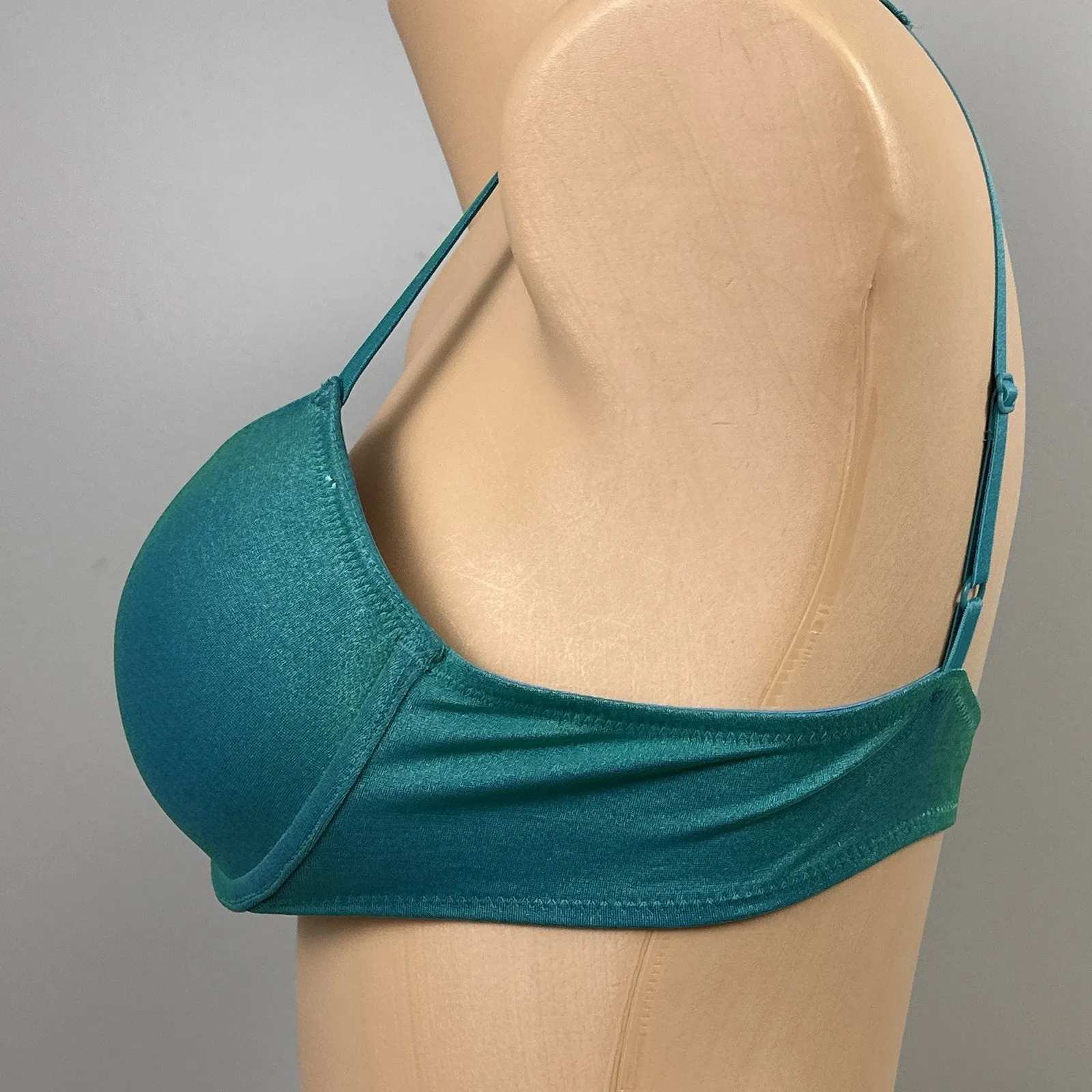 Vintage Lily of France Push Up Bra 36B Style 1729 1773 Iridescent Front Close - Image 5