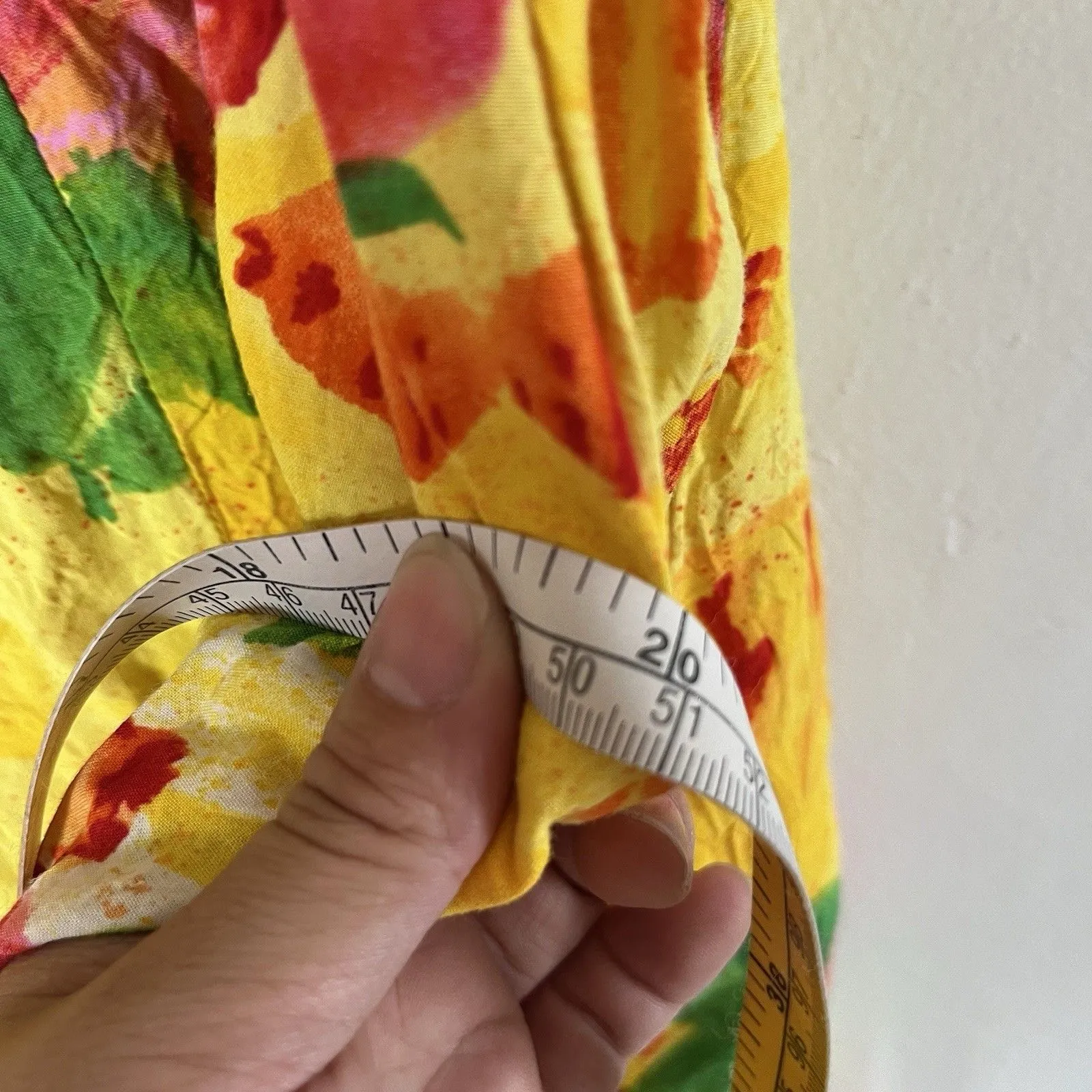 Jams World Women’s XS Tropical Floral Fish Slip Camisole Dress Hawaii Boho Belt - Image 11