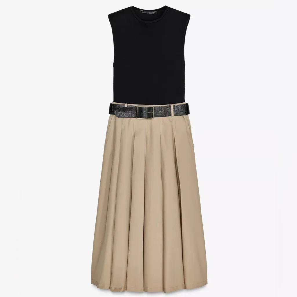 NWT ZARA SHOULDER PAD DRESS SIZE M - Image 6