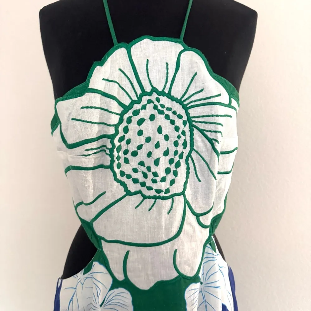 FARM Rio Soft Garden Flower Maxi Dress Size XL - Image 10