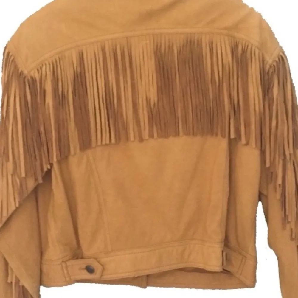 Vintage: new Andrew Marc ᯾ Soft Leather Suede Fringe Jacket ᯾ Western Saddle ᯾ M - Image 3
