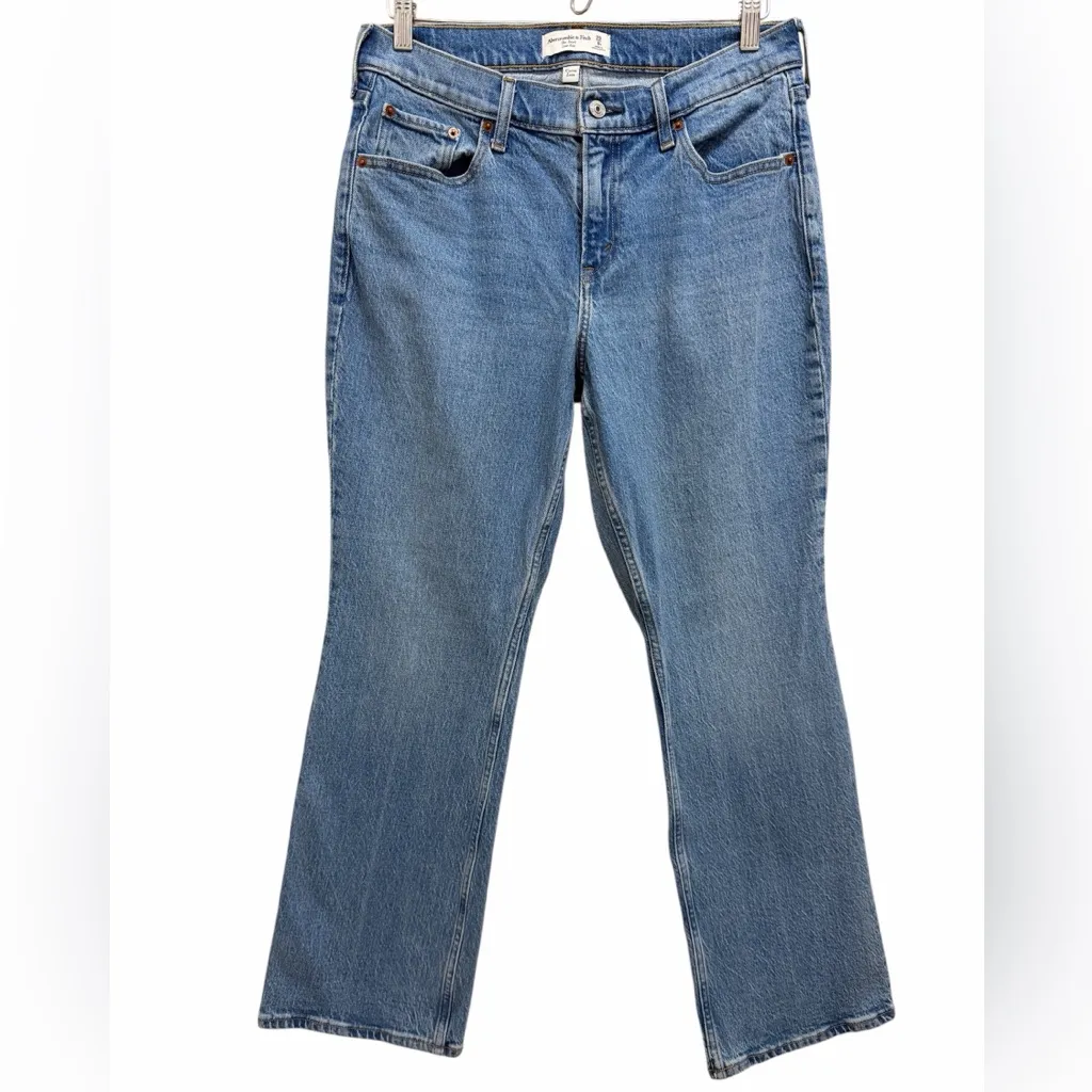 Abercrombie & Fitch Curve Love The Boot Low Rise Denim Jean Size 29S - Image 2