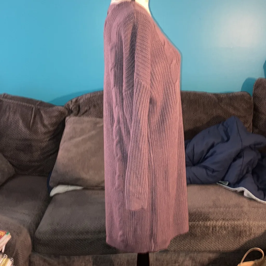 Full Circle Trends V-Neck Sweater Dress, 1X - Image 3