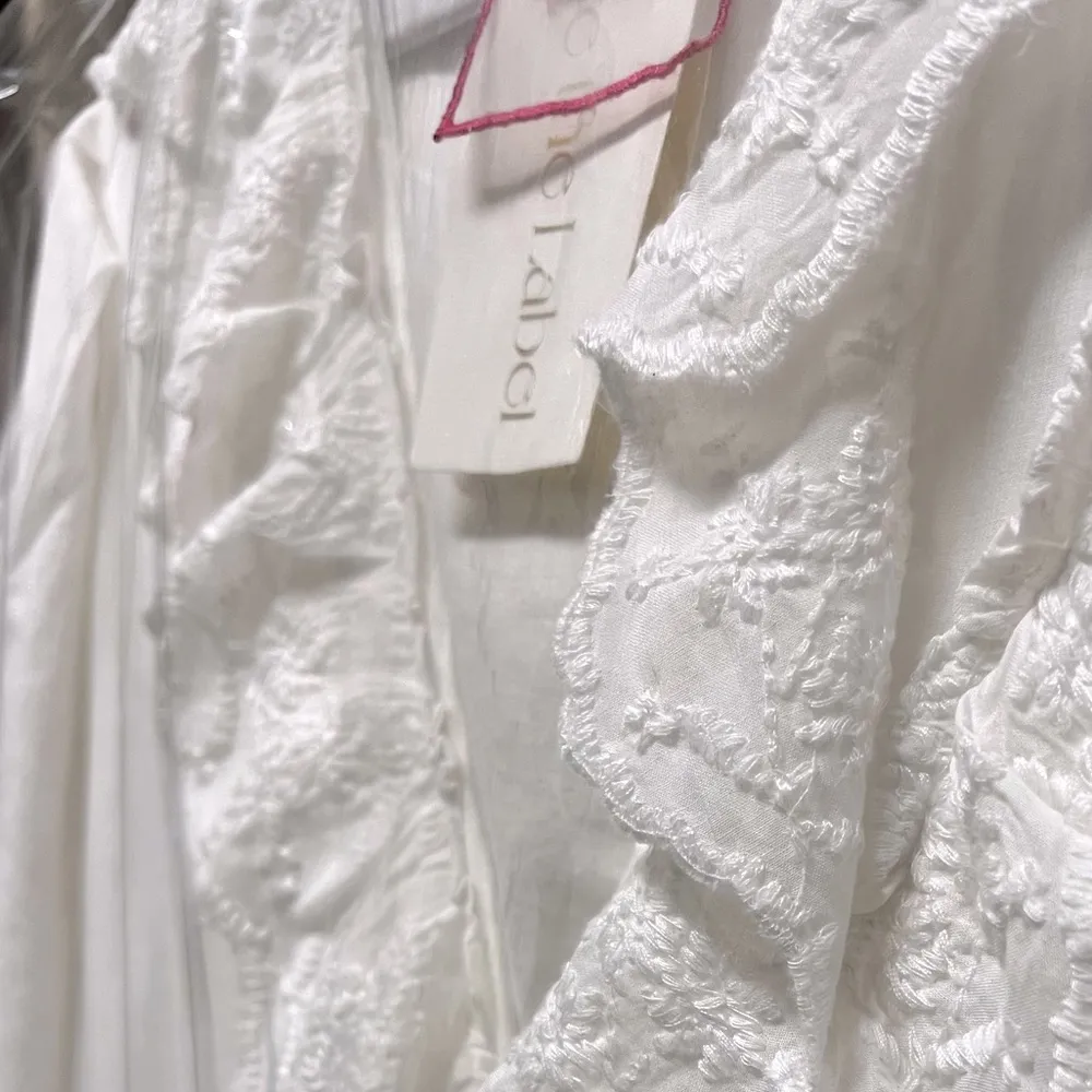 NEW |  Love the Label Short-Sleeve Ruffled Tiered Wrap Maxi Dress - Image 8