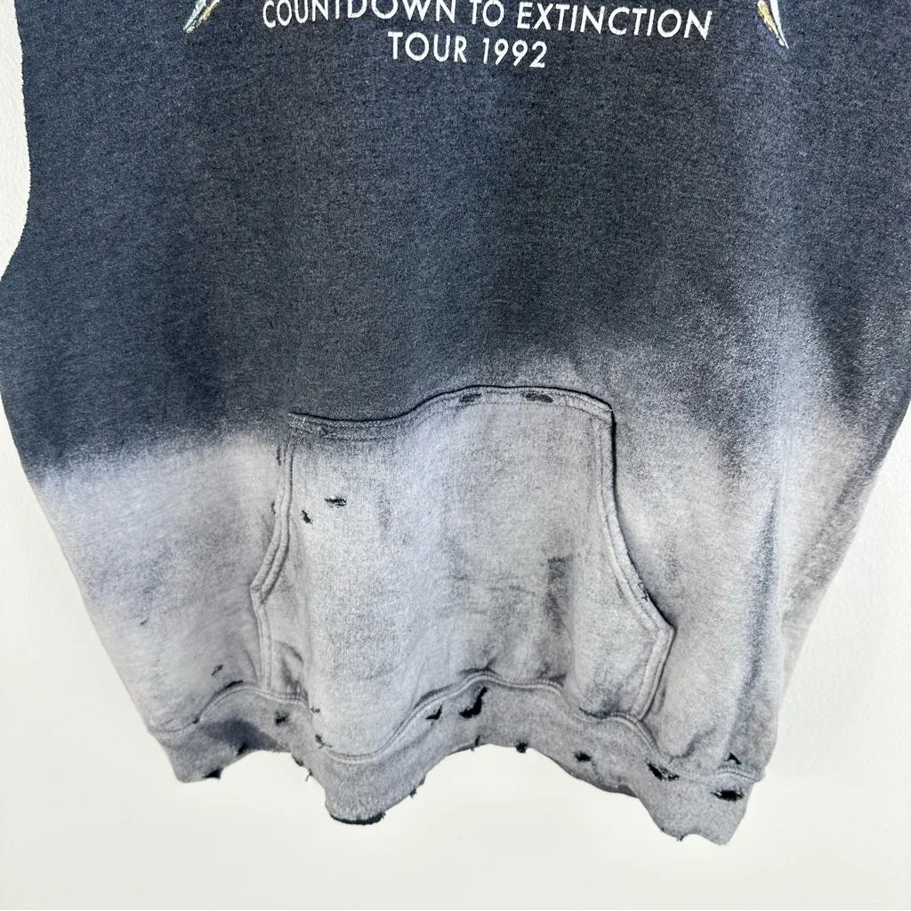 Megadeth Countdown to Extinction 1992 tour hoodie Black Size L - Image 3