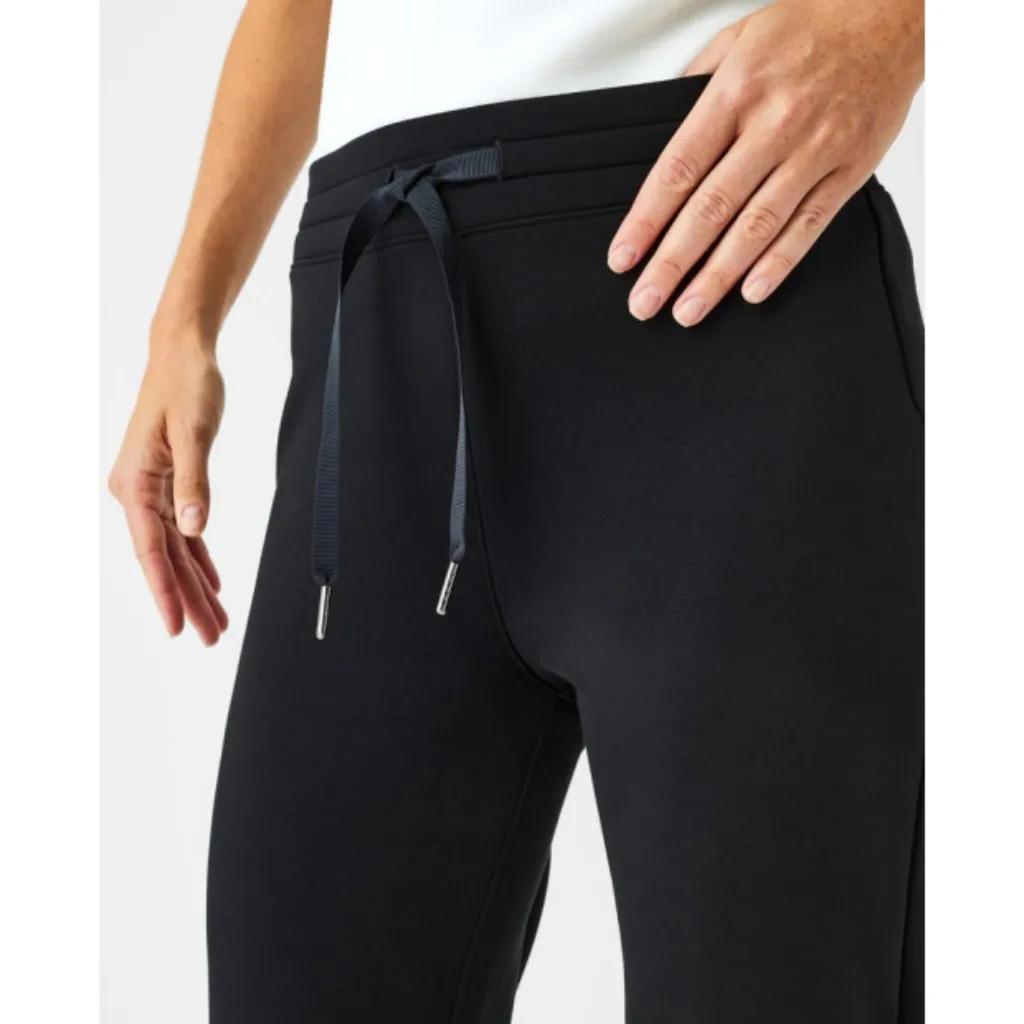 Spanx AirEssentials Tapered Pants Very Black Soft Slim 7/8 Ankle Joggers Travel - Image 6