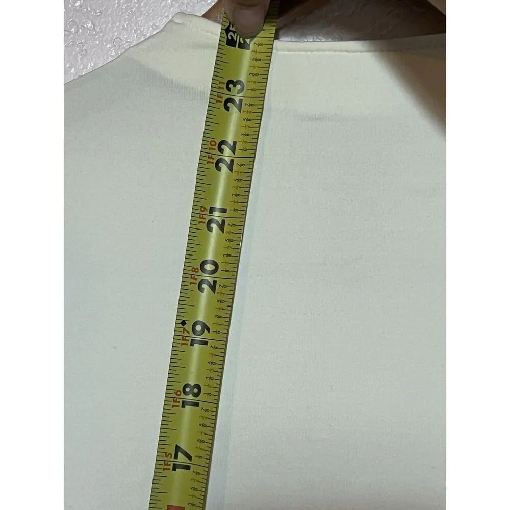 Anne Fontaine Ivory Activewear Ruched Long Sleeved Jacket Size 3 Small Paris Black - Image 8