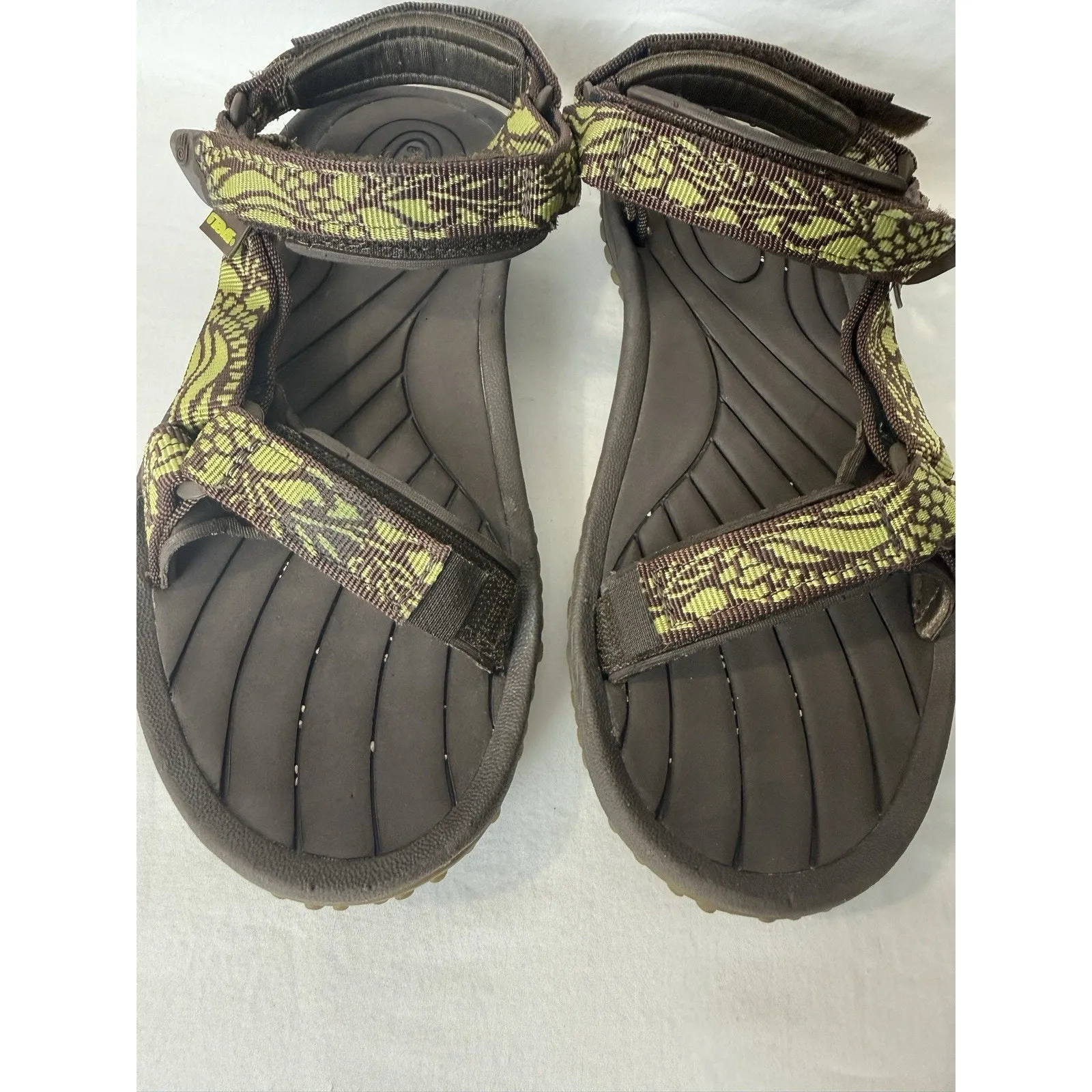 Teva Hiking Sport Water Sandals Women’s Size 7 Brown Hook Loop Strap F3006I - Image 5