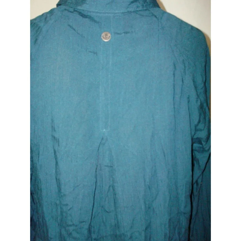 New Womens NWT PrAna Petrol Blue Hele Mai Top Button Down S Dark Modal Pockets - Image 12