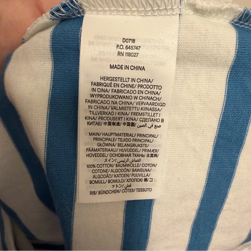 Boden 3/4 Sleeve Striped Mini T - Image 5