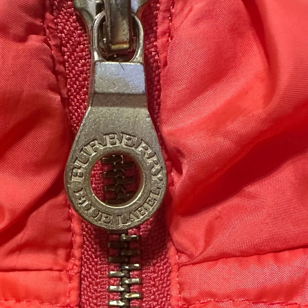 Burberry Blue Label Women's Orange Puffer Jacket - Image 6