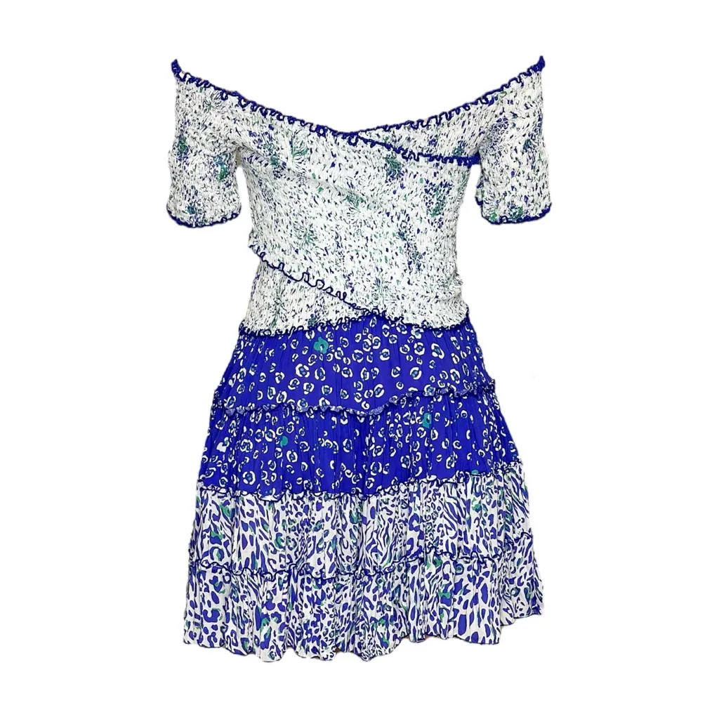 POUPETTE ST BARTH Soledad Mini Dress, Blue St Tropez, Small - Image 15
