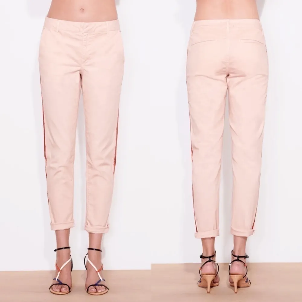 NEW SUNDRY Stripe‎ Roll Up Trouser Rosebud Size 29 - Image 3