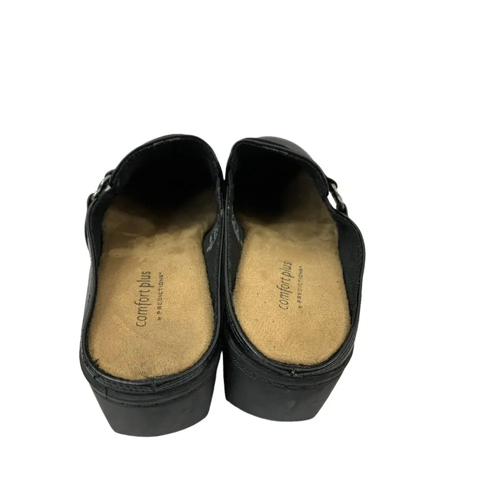 Comfort Plus Women's Black Clogs - Image 7