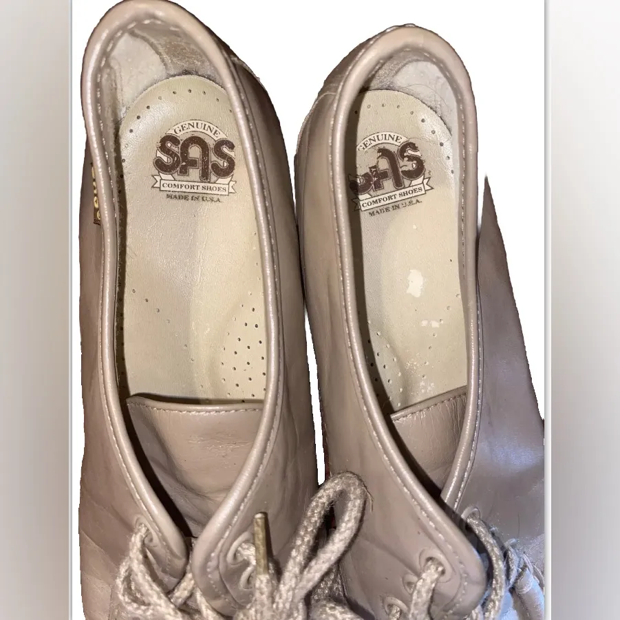 SAS Comfort Shoes Women Size 6.5 Tan LaceUp - Image 7