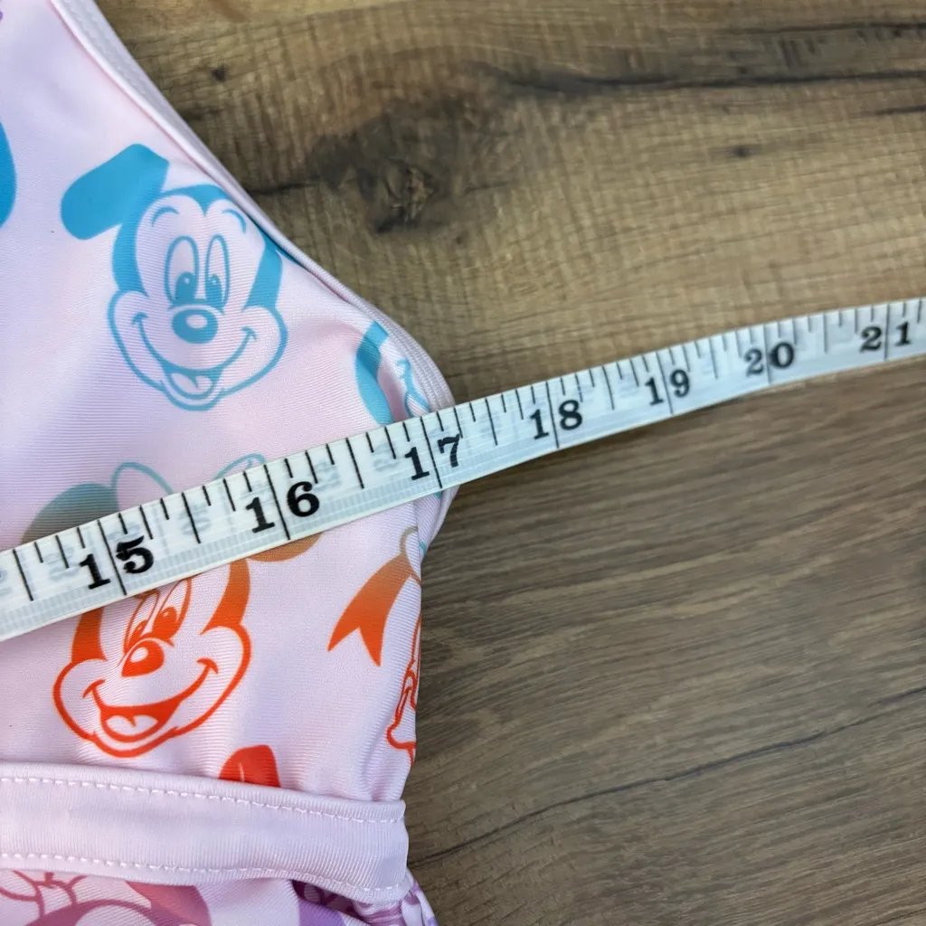 Disney Swimsuit Minnie Mickey Mouse Donald Goofy Tropical One Piece Tank - Image 7