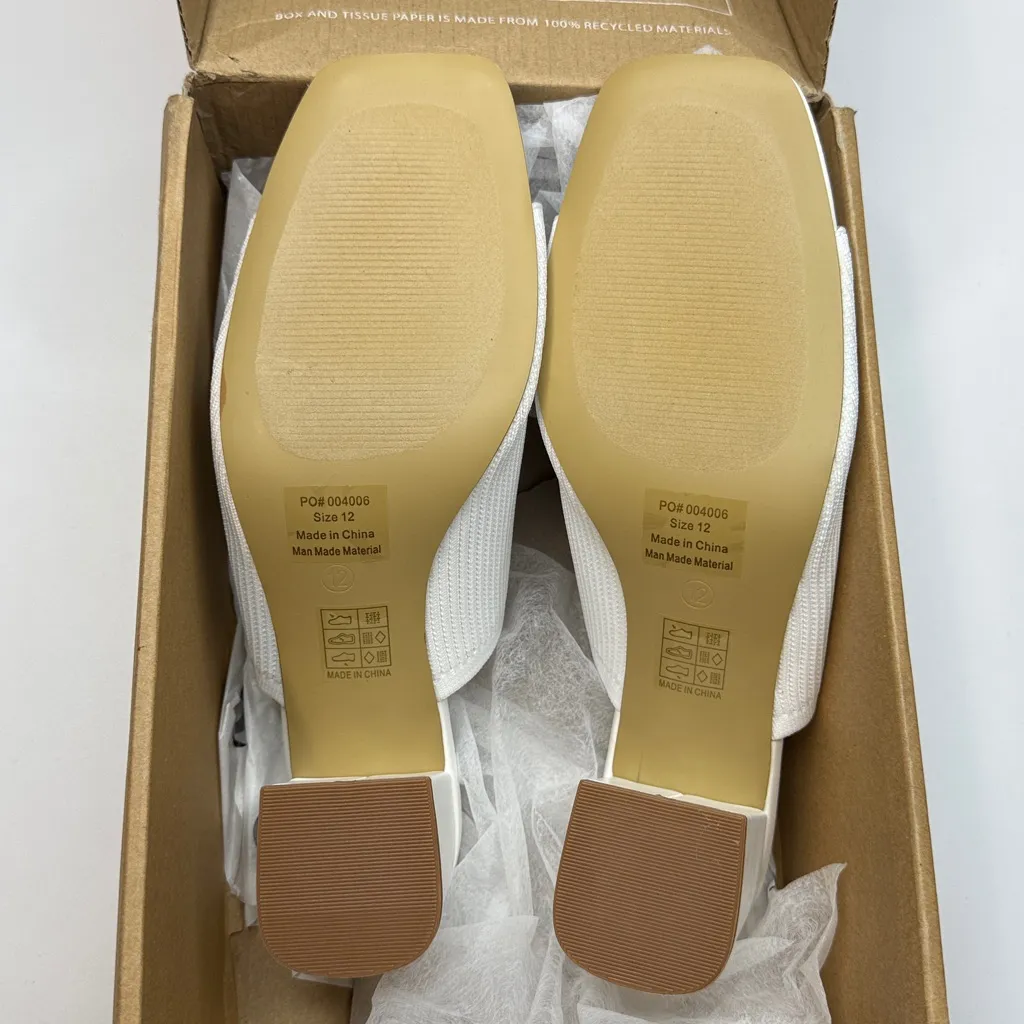 Journee Collection Women's Lorenna Block Heel Slide Sandals- Size 12 - Image 10