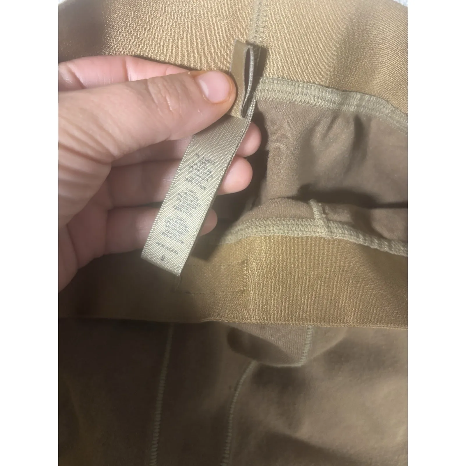 Skims Women's Boyfriend Style Cotton Rib Boxer Shorts Army‎ Green Small - Image 12