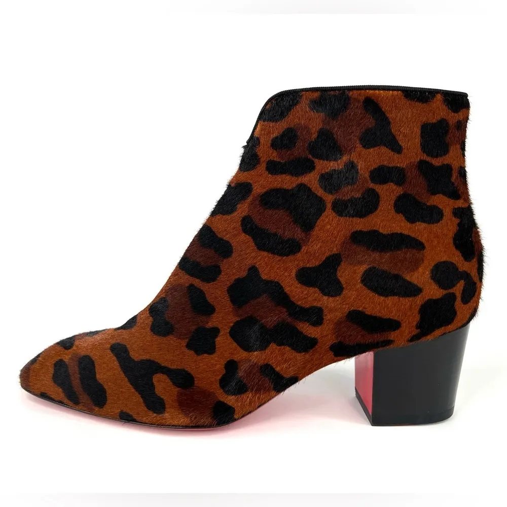 Christian Louboutin Disco 70s Leopard Pony Hair So Kate Marmada Boot Size EU 35 - Image 4