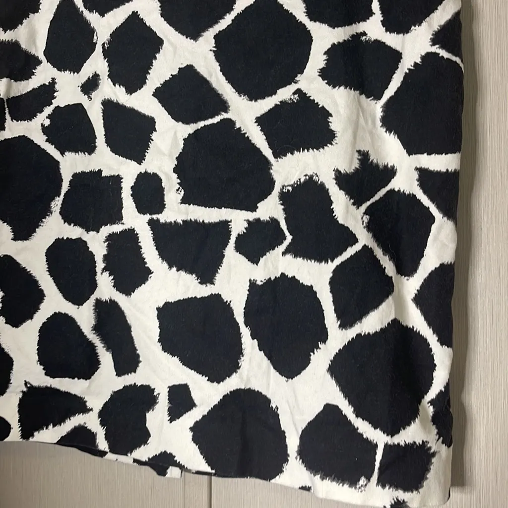 🔴 Loft 6p animal print cow giraffe print skirt - Image 2