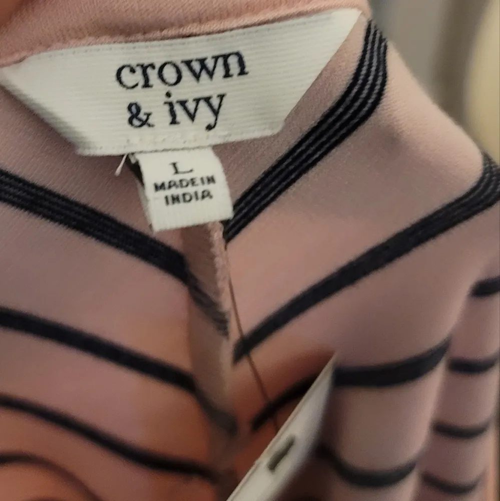 NWT! Crown & Ivy Pink Weekend In Libson Signature Dress L - Image 2