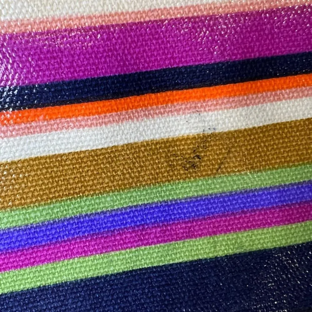 Fossil Striped Coated Canvas Crossbody Bag - Image 6