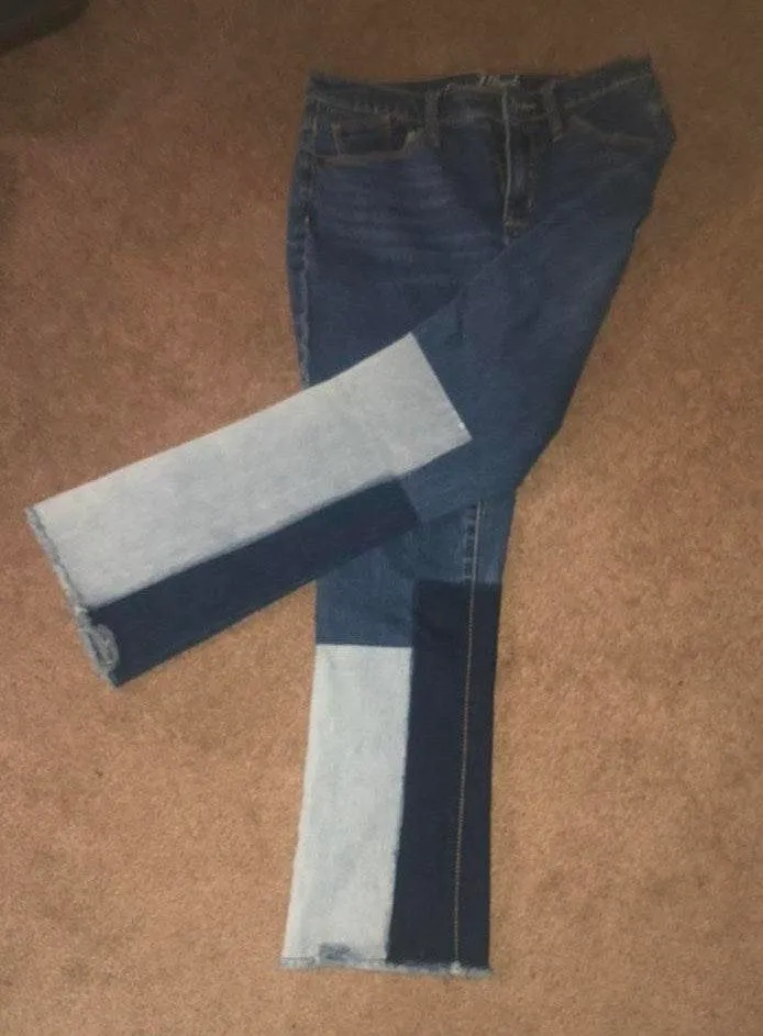 Universal Thread Patchwork Crop Jeans - Image 3