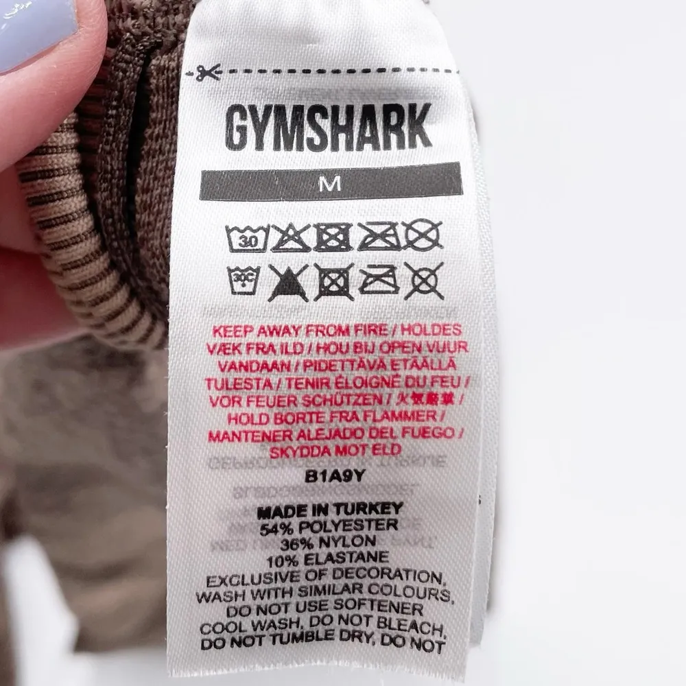 Gymshark Adapt Ombre Seamless Leggings Brown Penny High Waisted Size Medium - Image 3