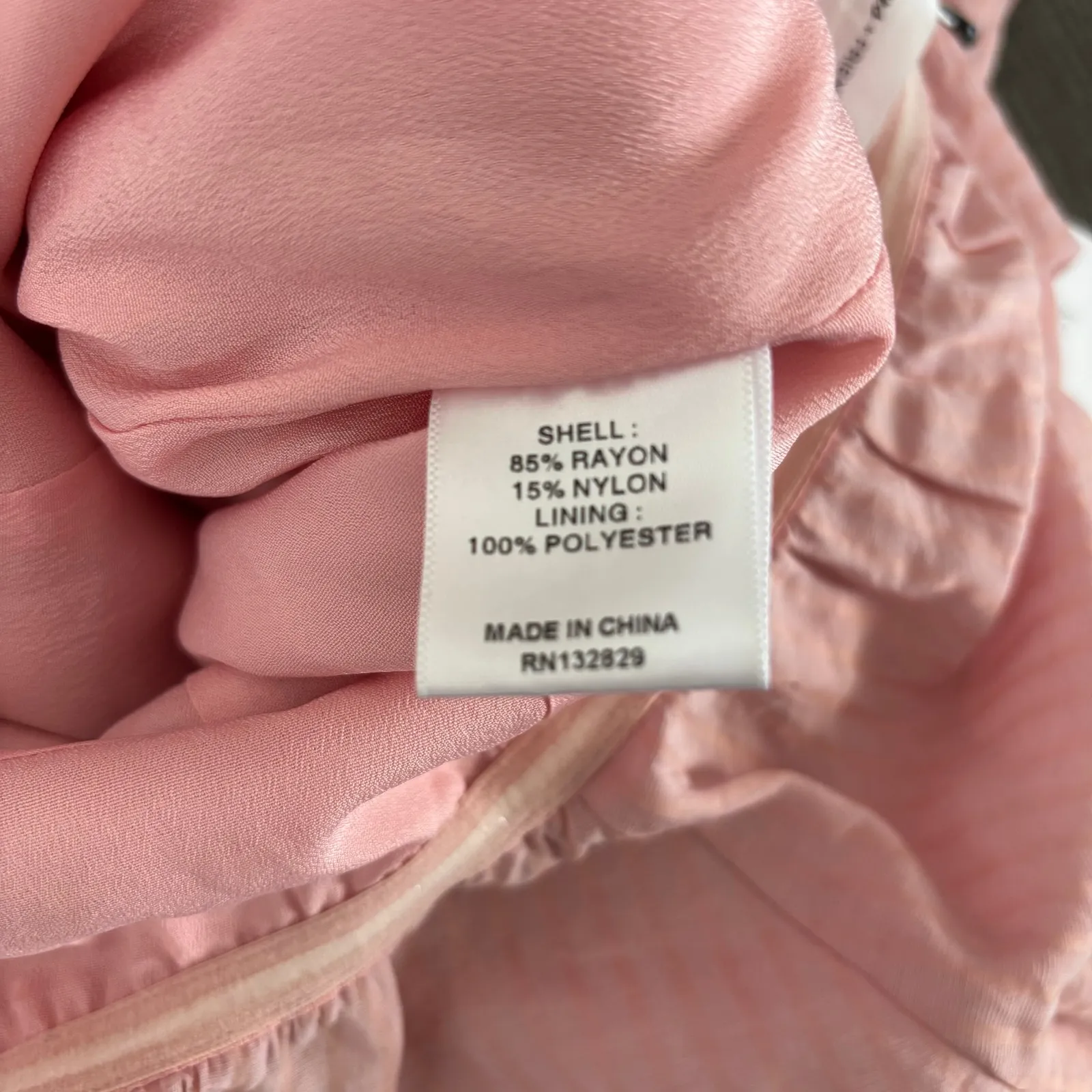 Lovers & Friends Nellie Pink Strapless Jumpsuit Ruffle M - Image 10