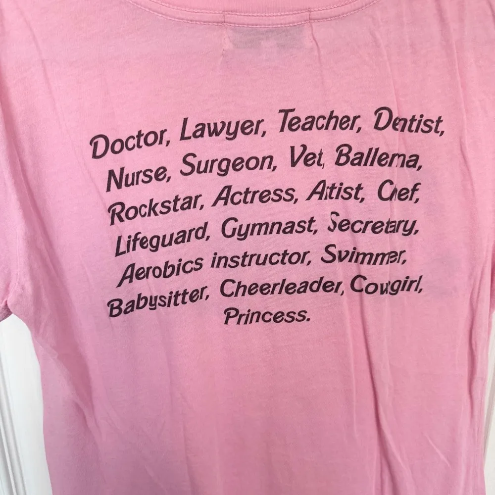 WILDFOX Rare 🩷 Barbie 💅Pink lightweight T-Shirt - XS - Image 5