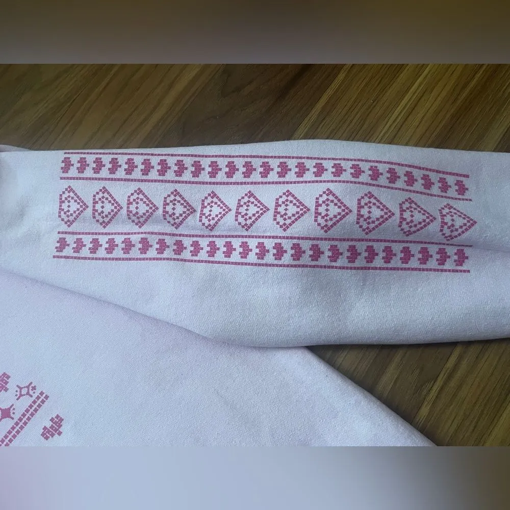 ICE SPICE NAUGHTY OR SPICE CREWNECK HOLIDAY SWEATER PINK SIZE XXL FAN WEAR - Image 3